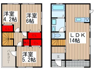 リ－ブルファイン増富7号棟の物件間取画像